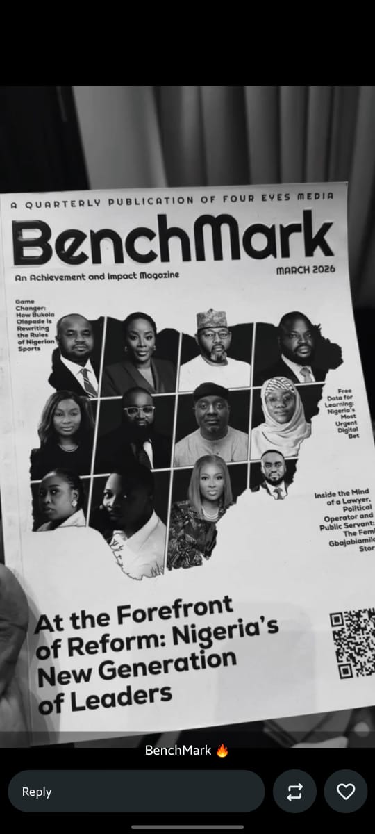 UndisputedIyke1's tweet photo. A good hand needs no introduction—its work is the proof.

Seeing her featured in Benchmark Magazine (March 2026 edition) only reinforces what many already know, impact speaks louder than noise.

Moremi Ojodu (@moremiojudu), SSA to the President (@officialABAT) on Community Engagement, is steadily proving why leadership is not about age, but capacity. Across the six South-West states, her impact has been clear, driven by energy, intellect, and a deep understanding of grassroots engagement.

She represents a new generation of leadership that is intentional, people-focused, and results-oriented. Young, vibrant, and effective, she has shown that competence and dedication still stand out in public service.

Mr. President (@officialABAT) made a commendable choice with her appointment, and if performance is the measure, she is undoubtedly one to watch. Nigeria needs more leaders like her, and it wouldn’t be out of place to see her rise even higher, her potential is evident.