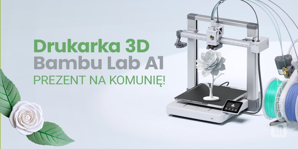 🕊️ Jaki prezent na Pierwszą Komunię wybrać, żeby naprawdę zrobił wrażenie? Drukarkę 3D! 🤩 

To urządzenie pozwoli dziecku tworzyć wszystko, co przyjdzie mu do głowy 👨‍🎨💡

💫 Świetnym wyborem będzie model Bambu Lab A1 Combo!

➡️ Sprawdź: link.botland.com.pl/bambu-lab-a1-c…