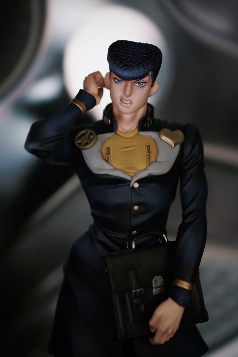 ジョースケの怒った表情の頭部、塗り直してみた！フィギュアの改造塗装、マジで楽しすぎる😂 千値練のジョジョフィギュアミュージアムシリーズ、めっちゃ細かくて美しい！そしてジョースケのスタイル、妙過ぎてワロタ😍

#ジョジョの奇妙な冒険

 #customfigure