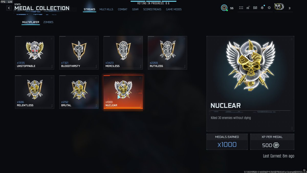 logFPS_'s tweet photo. First MNK player to 1000 Nukes + Stats

No Reverse Boosting

#BlackOps7 #CallOfDuty https://t.co/iYLMxCH6LC