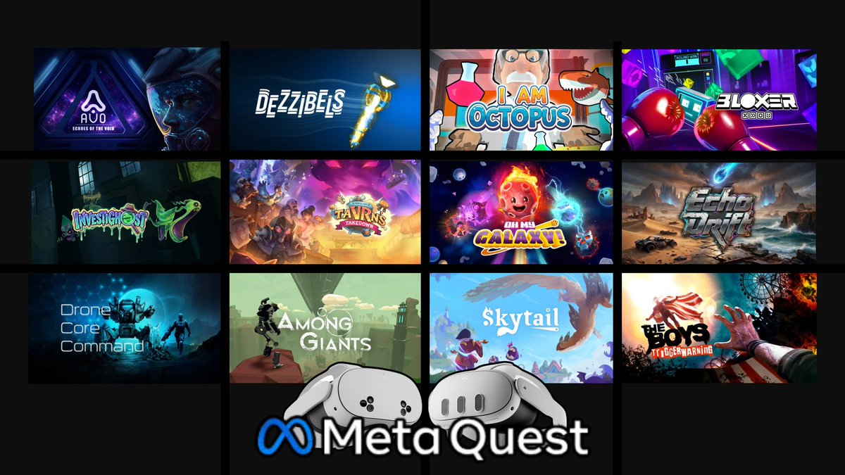 VR has no games, or VR is dead...
Here's a quick recap of four weeks of releases on the #Quest3.

The <a href="/MetaQuestVR/">Meta Quest</a> has countless releases and thus boasts the most comprehensive game catalog to date.

That, plus the fact that the store doesn't feature all new releases, and adding