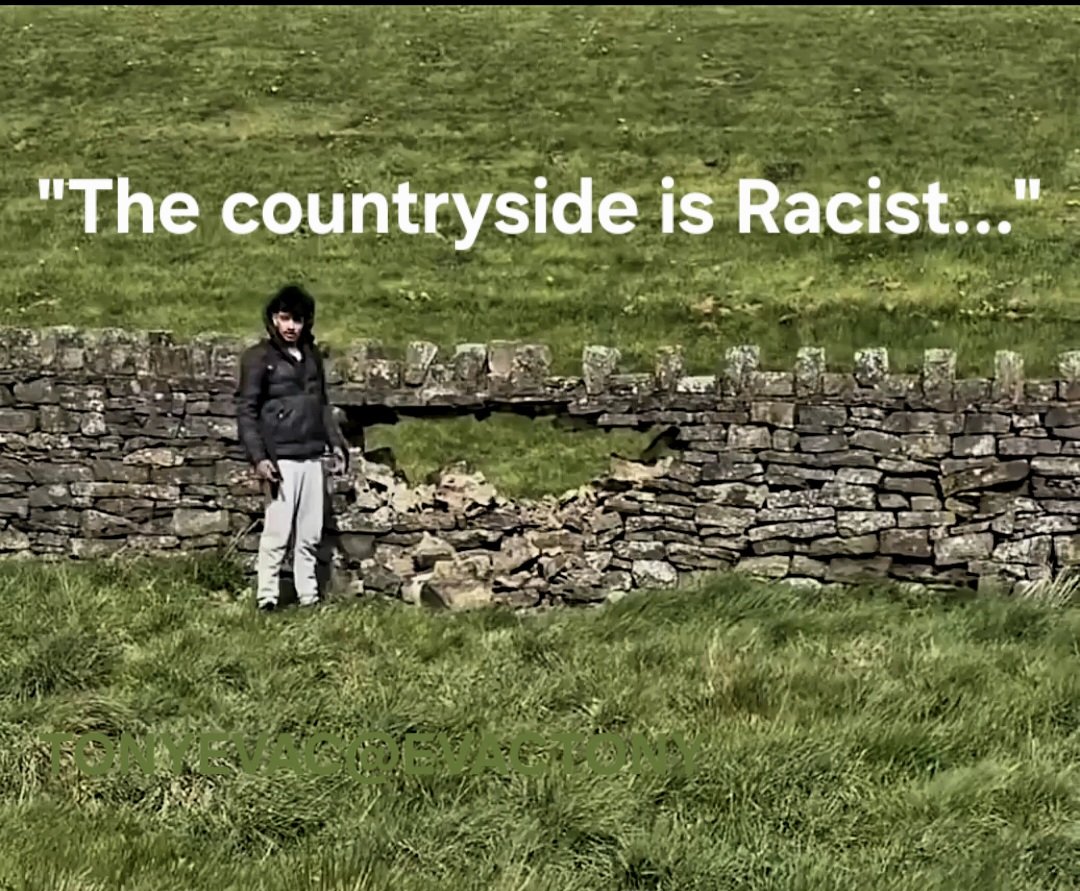 Din do nuffin........countryside is racist bro.......init.