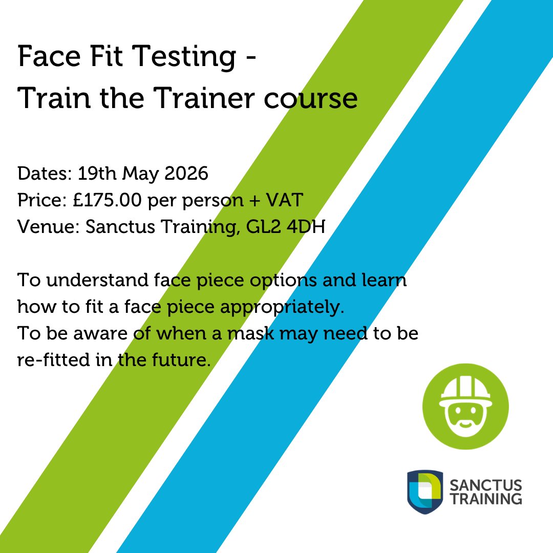 sanctustraining's tweet photo. Face Fit Testing - Train the Tester course at Sanctus Training Ltd. Book your place today https://t.co/lJzNIUpH5J #FaceFit #SafetyTraining https://t.co/GyHxbmDFqs