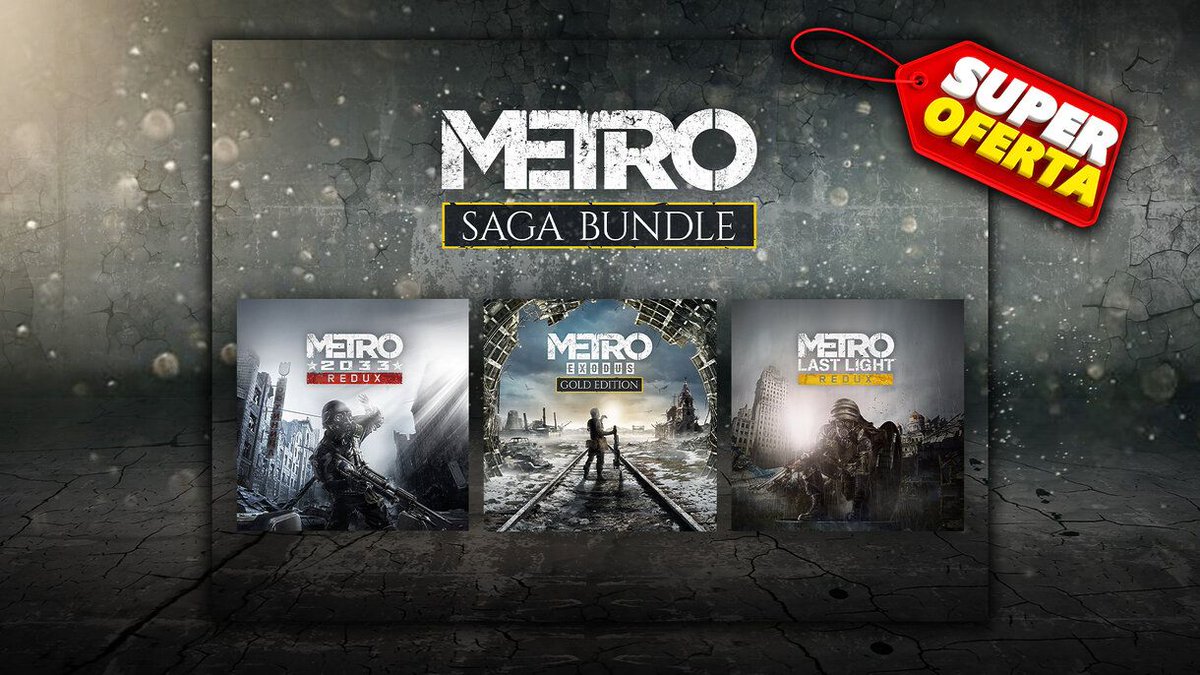 Areajugones's tweet image. La mejor forma de prepararte para Metro 2039: toda la saga por menos de 6€ en PS Store 

areajugones.sport.es/videojuegos/la… 

#PS4 #PS5