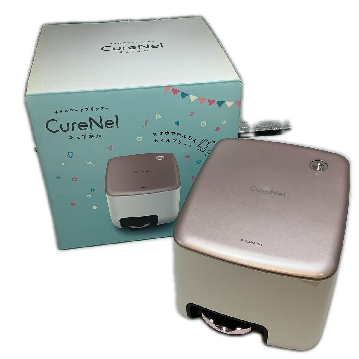 新品未使用★キュアネル　ネイルプリンター FBN-FA20-RG CureNel FBN-FA20-RG CureNel FUNAI ネイルプリンター ネイルアートプリンター