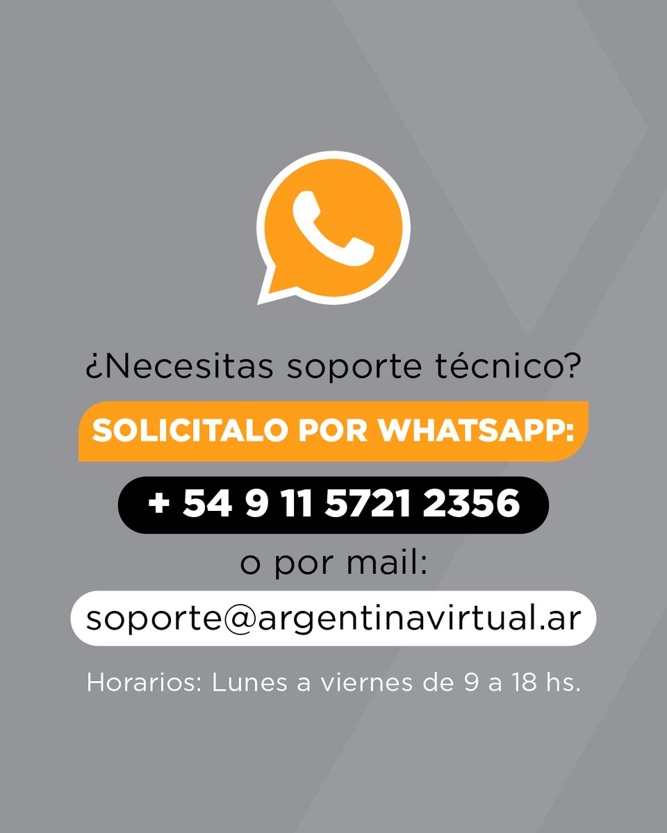 Arg_Virtual's tweet photo. 🤔 ¿Dudas sobre tus servicios?

🔹 Necesitas saber características técnicas de tu hosting
🔹 Conocer el estado de tu dominio
🔹 Estar actualizado sobre el mailing

📌 Eliminá tus dudas con nuestro equipo de soporte.

👉 seguinos en @argentinavirtualnetworks

#wordpress #hosting https://t.co/R8w8DLLi7n