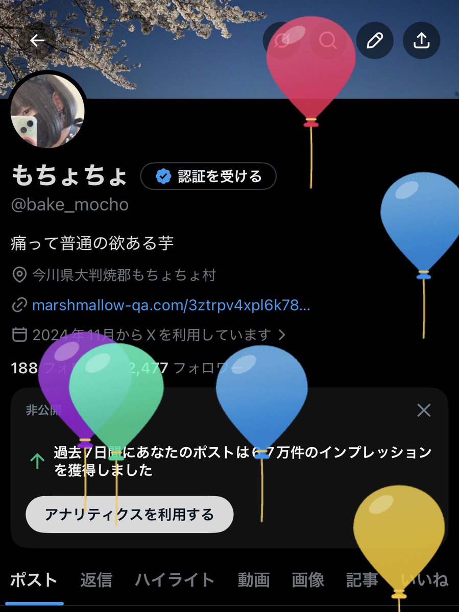 もちょちょ tweet media
