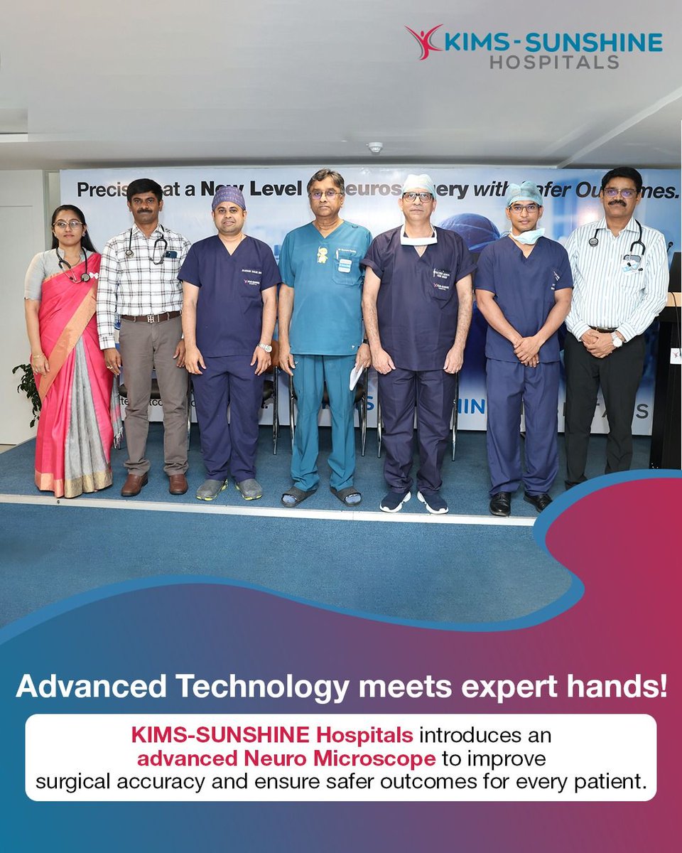 surgicalrobo's tweet image. .@KimsSunshineHos has introduced ZEISS Medical Technology's KINEVO 900 robotic microscope to enhance surgical precision.

Learn more about the surgical robotics industry here: surgicalroboticstechnology.com

#medicaldevices #medicaltechnology Source: KIMS - Sunshine Hospitals