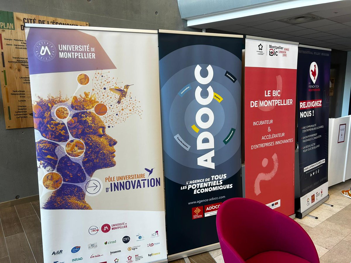 umontpellier's tweet image. 🚀 #VivaTech Tour 2026 – Reveal Night à #Montpellier
Hier, l’écosystème #Innovation régional s’est réuni pour dévoiler la délégation #Occitanie 🇫🇷 Focus, opportunités business et rencontres au cœur de la tech. Le Pôle universitaire d’innovation de l’UM était au rendez-vous 💡