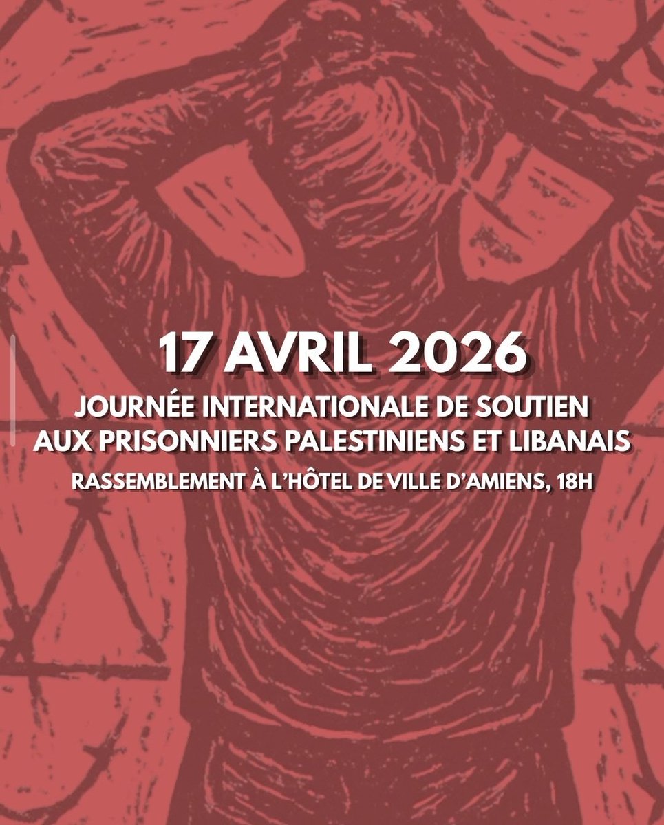 Collectifp42471's tweet image. 🔴 Rassemblement à #Amiens en soutien aux #otages palestiniens et libanais, et contre la peine de mort légalisée pour les #Palestiniens au sionistan !

#Palestine vivra 🇵🇸✊
#stopgenocide