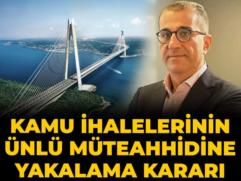 Kamu ihalelerinin ünlü müteahhidine yakalama kararı
halktv.com.tr/ekonomi/kamu-i…