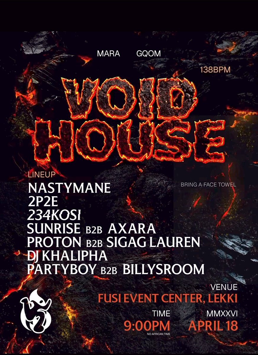 EmeziDavid's tweet image. Outsiderrrrrrssss............ Assemble!!! 🔊😎
- Element House: 17th April
- Void House: 18th April
- Aftermath: 18th April
- PAL: 18th April
#Afrohouse #3Step #Gqom #Mara