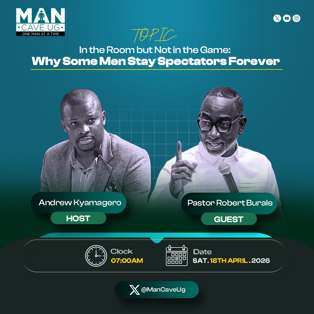 WookiTrevor's tweet photo. Comfort is why most men never play the game.
They watch. They analyze. They hesitate.
This is that conversation.
#ManCaveUG #LevelUp #MenTalk #MenMentalHealth. https://t.co/vD4zRoWcpz