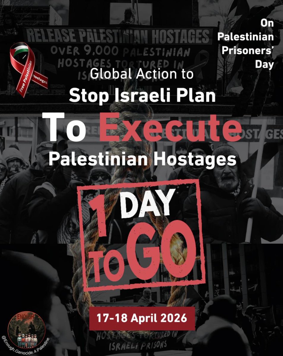 On Palestinian Prisoners' Day, a global movement is rising to expose the reality of Palestinian detainees held in Israeli prisons.
Their ongoing suffering, including documented cases of torture, sexual violence, and inhumane treatment, demands urgent attention.

#FreePalHostages