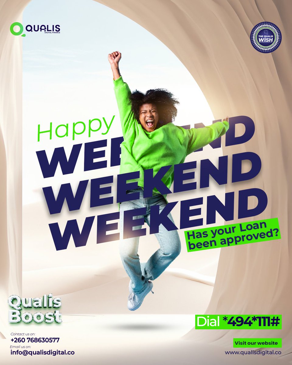 QualisDigitalF's tweet photo. Has your loan been approved? 👀💸

That moment when your phone buzzes and it’s that message…
“Approved.”

Weekend = sorted 😌

👇 Be honest… drop a YES / NOT YET in the comments
#friday #fridayfun #fridayvibes #FridayFeeling https://t.co/uvLdLcmRGY