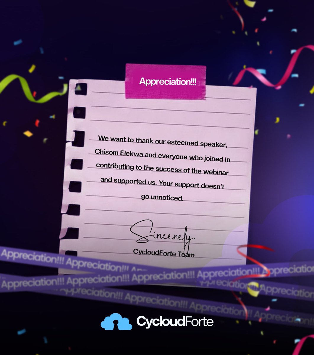 CycloudForte Ltd tweet media