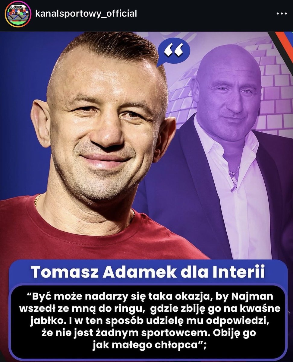 Marcin Najman tweet media