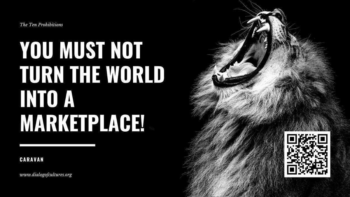 GlobalDClub's tweet image. A #civilization that does not pursue values beyond the material realm has no #future. That's one point why the mankind need a radically new concept of society. Ten #prohibitions are the framework, ten big questions the basic. | Save it. Share it. Spread the word!