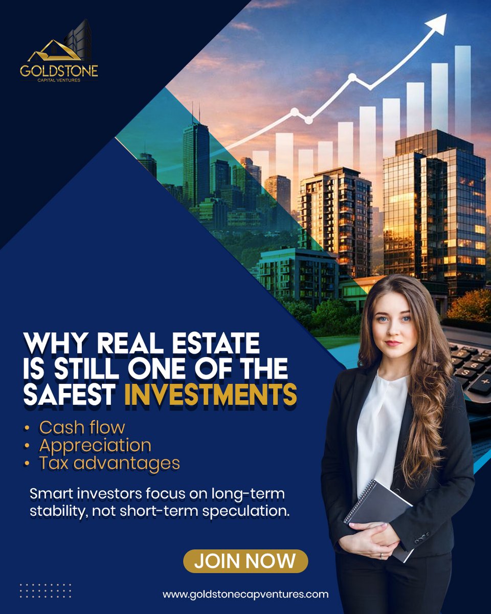 Goldstone_CV's tweet image. Real estate remains a resilient asset for long-term investors—offering cash flow, appreciation &amp;amp; tax advantages.

At Goldstone Capital Ventures, we focus on stable, long-term value.

Join our investors:
goldstonecapventures.com/investors
#RealEstateInvesting #Multifamily #LongTermGrowth