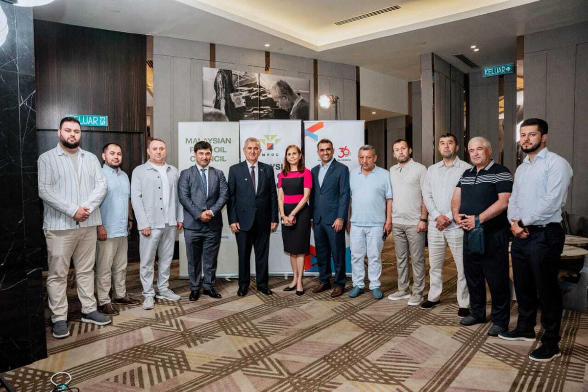 mpocHQ's tweet photo. MEDIA RELEASE: MPOC’S TRADE NETWORKING VISIT WITH CENTRAL ASIAN BUYERS GENERATES RM47.5 MILLION IN POTENTIAL SALES

Read the full statement here: https://t.co/bwyvLNMGXg and share this #MPOC post with your network! https://t.co/9HdnMOVxqG