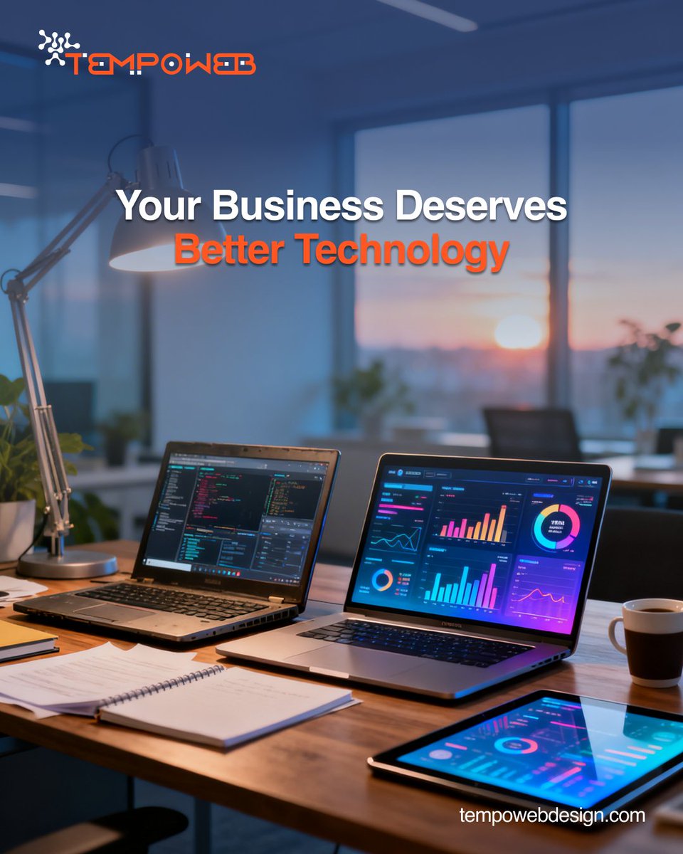 tempowebd's tweet image. When systems fail, productivity drops. TempoWebDesign ensures reliable and efficient tech.

Improve Your Infrastructure

#ITSolutions #TempoWeb #BusinessTech #DigitalEfficiency #Innovation