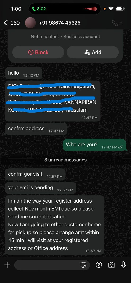 Stop_harass_LP's tweet photo. @ZypeApp Your agents have been visiting my client’s parents' residence and harassing them, who are not involved in financial matter.
@RBI Such intimidation tactics are completely unacceptable. I urge immediate action to investigate this behavior and ensure it stops without delay. https://t.co/C4ii63ZsVe