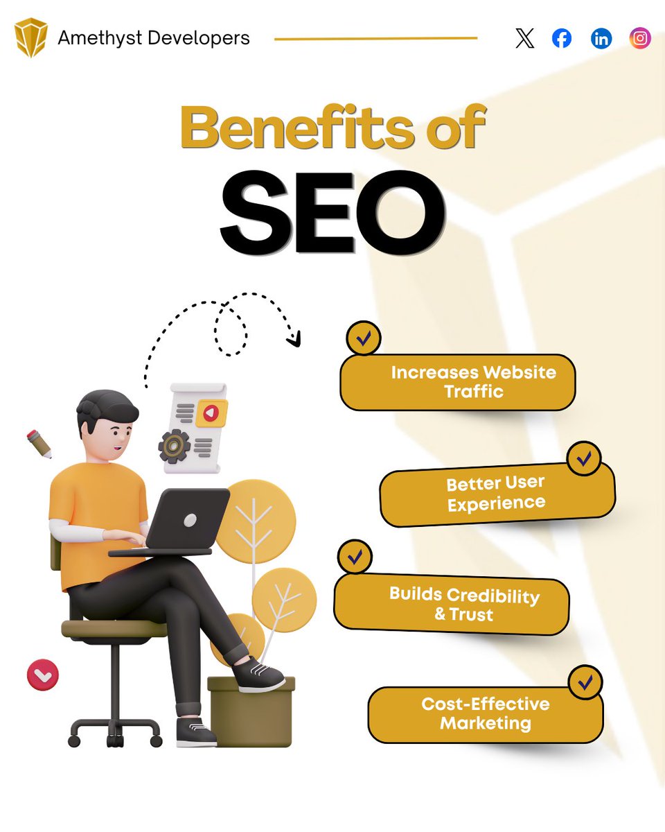 amethyst__devs's tweet photo. SEO = Long-term growth 📈

More traffic. Better UX. Stronger trust. Lower costs.

Start building your organic presence today.

#SEO #DigitalMarketing #Growth https://t.co/QQ7mWAL8Wt