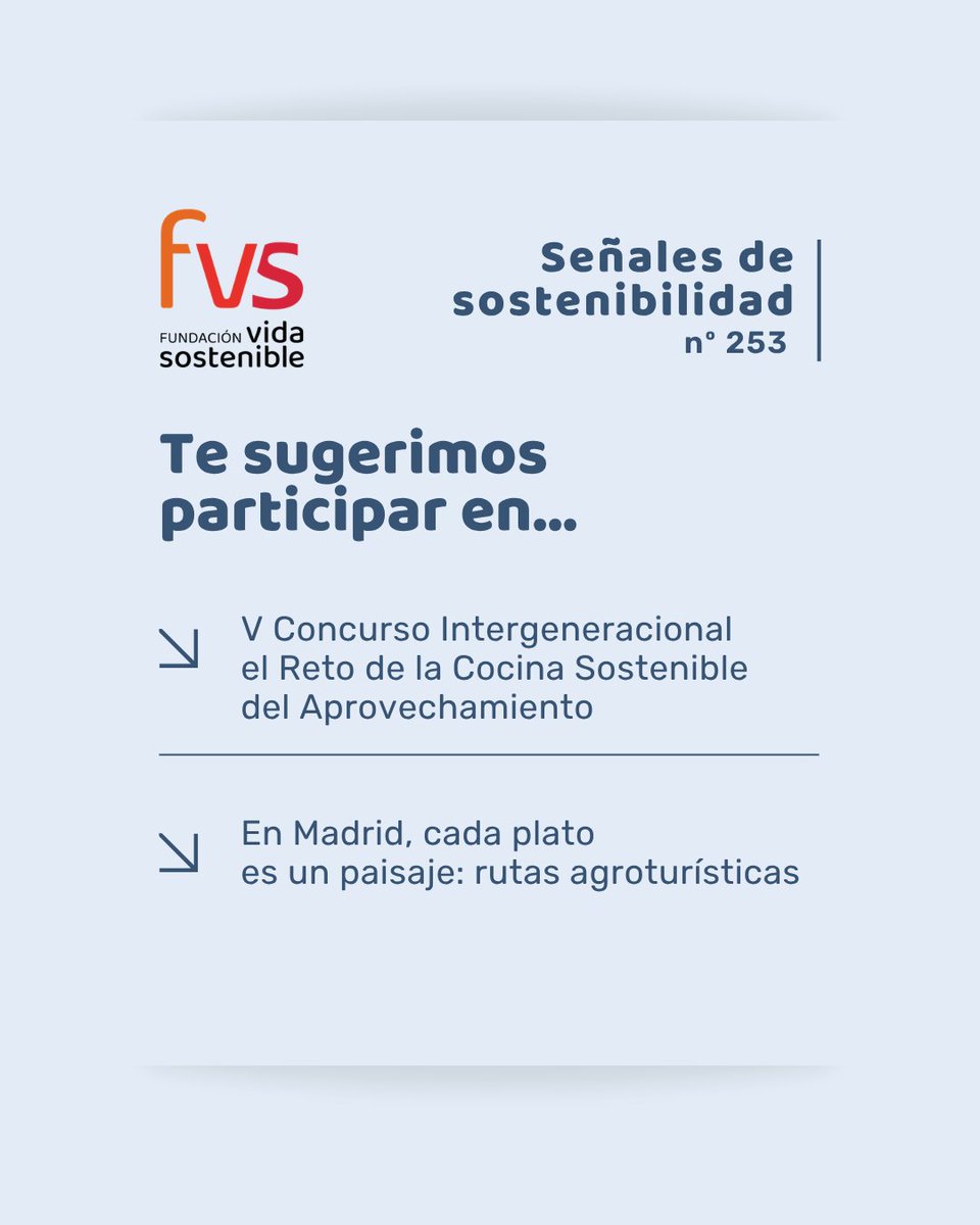 En nuestro Señales de sostenibilidad nº 253 hablamos de los acuerdos y estrategias internacionales para proteger la biodiversidad, de reducir sin renunciar y de los próximos eventos que tenemos preparados. 🌱

Suscríbete y no te pierdas nada 👉🏻 sendfox.com/lp/m8okeq