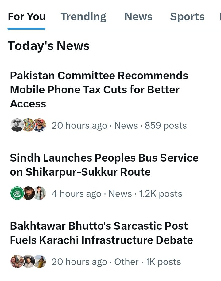 آج ٹائم لائین پر آتے ہی دیکھا کہ آج کی تینوں ٹاپ نیوز پیپلزپارٹی کے متعلق ہیں تو خوشی ہوئی،
بس انتظار ہے چیئرمین فیلڈ میں کب نکتے ہیں؟ 
پھر انشاء اللہ کوئی مقابل نہیں ہوگا دور تک بلکہ بہت دور تک،
<a href="/NadeemAfzalChan/">Nadeem Afzal Chan</a> 
<a href="/KasimGillani/">Kasim Gilani</a>