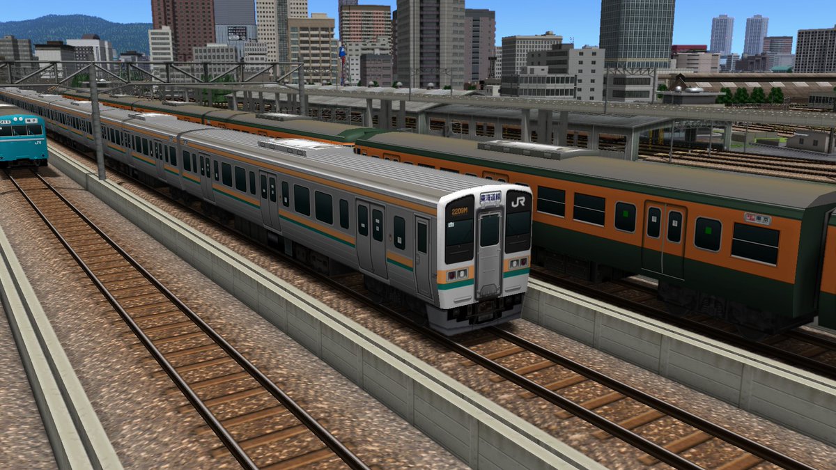 cALcAL32784058's tweet photo. だいぶ時間がかかりましたが大幅なリメイクで113系0番台完成しました。今日公開しています。次回は211系湘南色帯東海道線仕様です。グリーン車をどうするかは今後の開発途上で方向性をお示しできるかと・・しばらくお待ち下さい。
#A列車で行こう9 #A9codec https://t.co/BvkmWZ8BcW