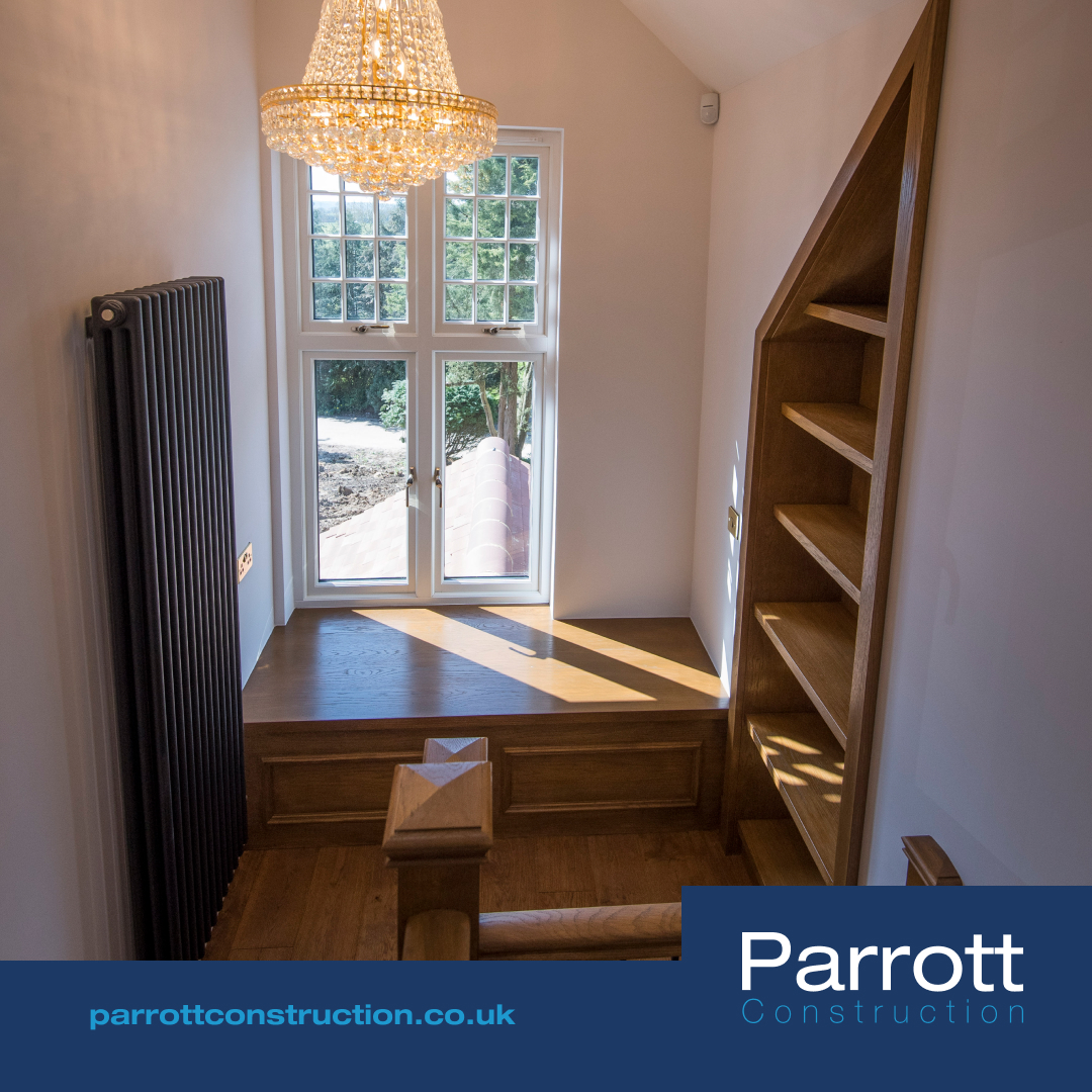 ParrottBuilders's tweet image. We’ve successfully handed over a £1.1m high-spec domestic extension &amp;amp; refurbishment project in Graveley.

Works included an extension, new roof with PV, kitchen &amp;amp; bathrooms, full M&amp;amp;E replacement, plant room, battery storage, and premium internal finishes.

#Refurbishment