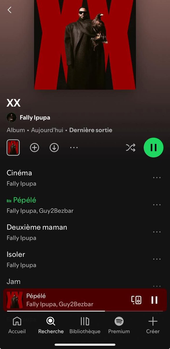 ebalemozindo's tweet image. #RDC: #CULTURE. 
Fally Ipupa : Le nouvel album désormais disponible sur toutes les plateformes
L'opus « XX » de l'artiste congolais Fally Ipupa vient de faire son entrée sur les services de streaming. Alors que le public s'approprie déjà les différents titres, un premier bilan