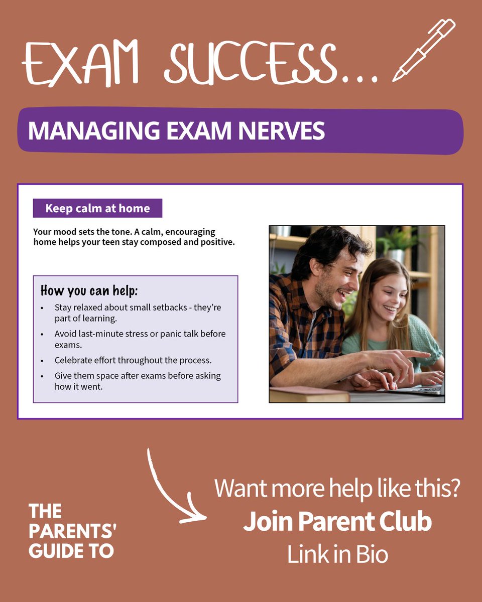Parentsguideto's tweet image. ... Getting ready for #exams

Whether your teen is preparing for GCSEs, IB or A levels, find out what you can do to lighten their load. Join our live call 21 April at 17.45: ow.ly/wlm150YKN4s 

Meanwhile, make sure you've stuck their exam timetable on the fridge door!