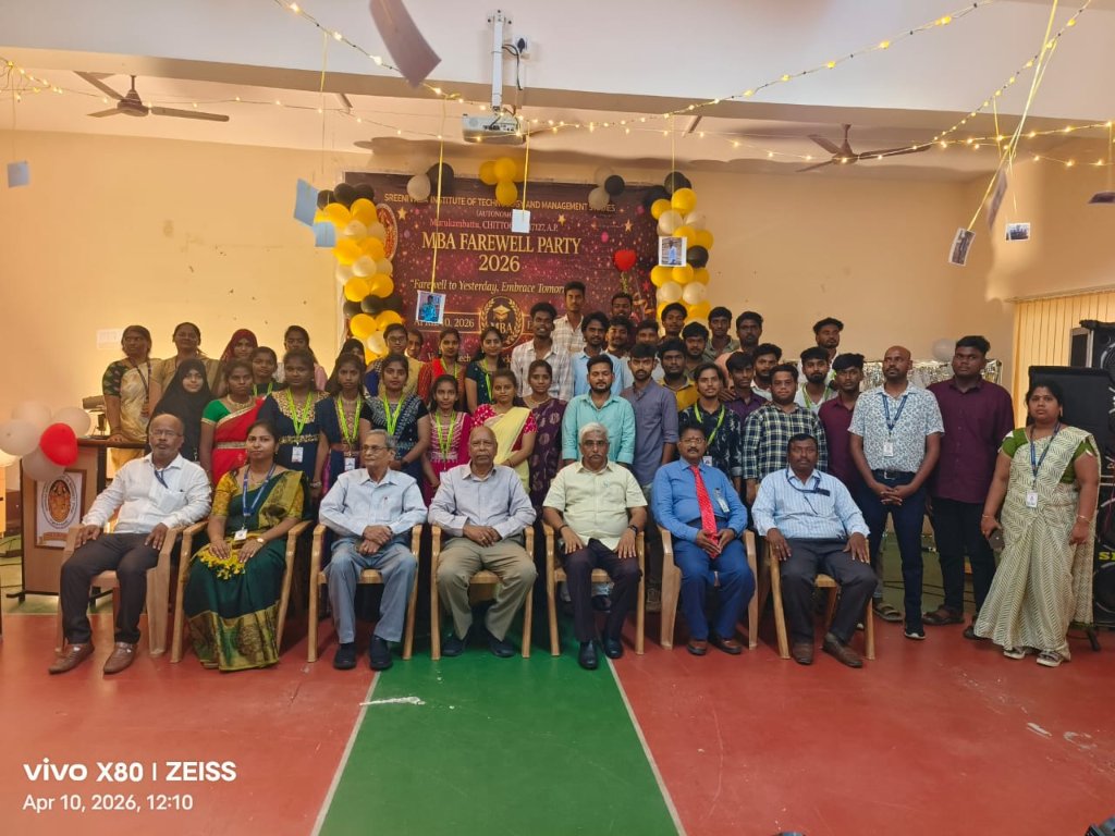 Sitamsofficial's tweet image. 🎓 MBA @ SITAMS – More Than Just a Degree!

From memorable moments like Farewell Party 2026 ✨ to a vibrant campus life, we shape future leaders.

Learn, grow &amp;amp; celebrate your journey with us 🎉
👉 Admissions Open
#MBAAdmissions #SITAMS #CampusLife #FutureLeaders #Chittoor