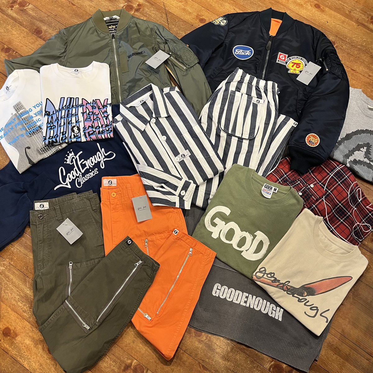 GOODENOUGH のアイテムが多数入荷です!!! 1990年頃に藤原ヒロシ氏らが
