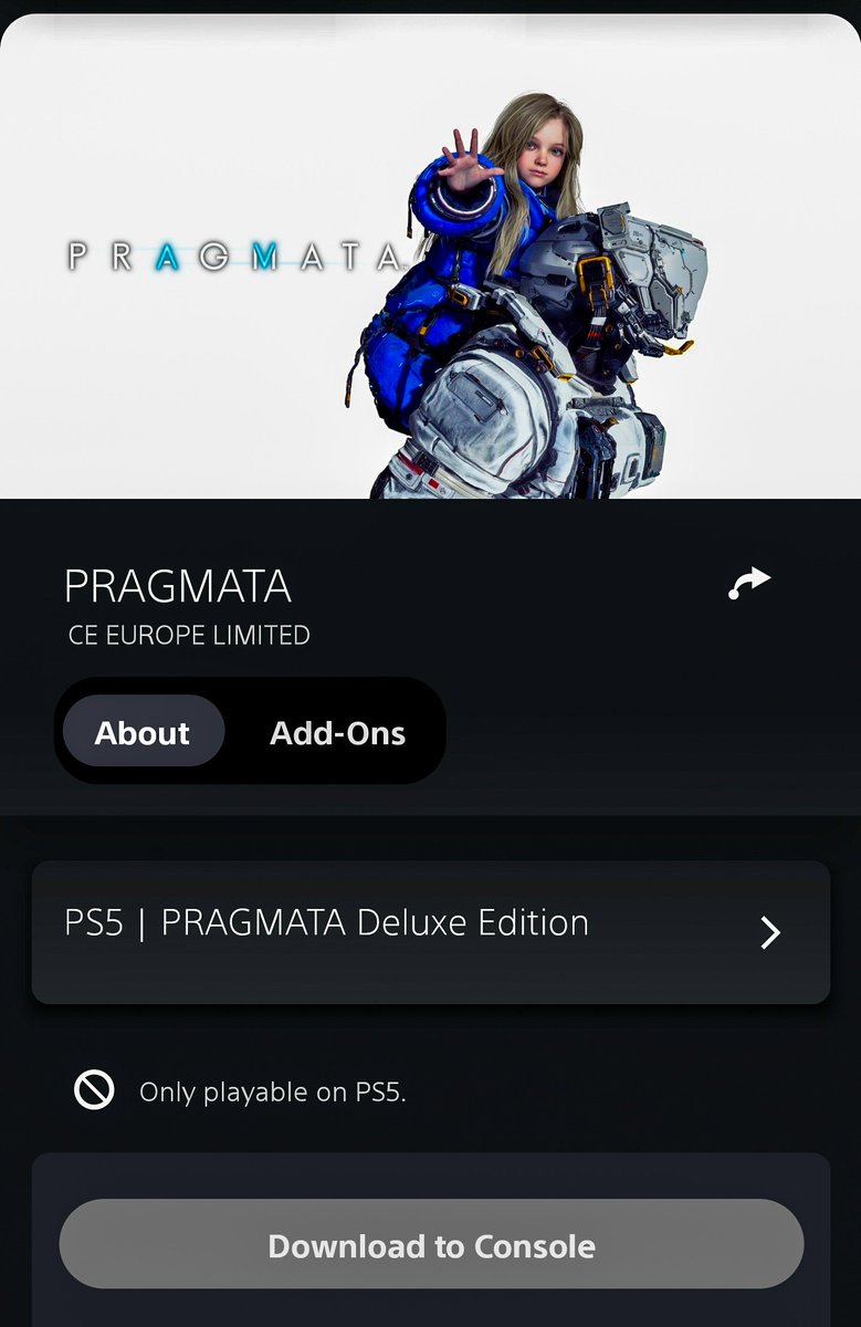 DotterzReloaded's tweet image. I loved the demo and I'm excited to see what Capcom can cook with this new IP. I'm hoping to understand Hugh's arc more, and pray that Diana's iOS is upto date!

Let's goooo!

#Pragmata #PragmataCapcom #Capcom