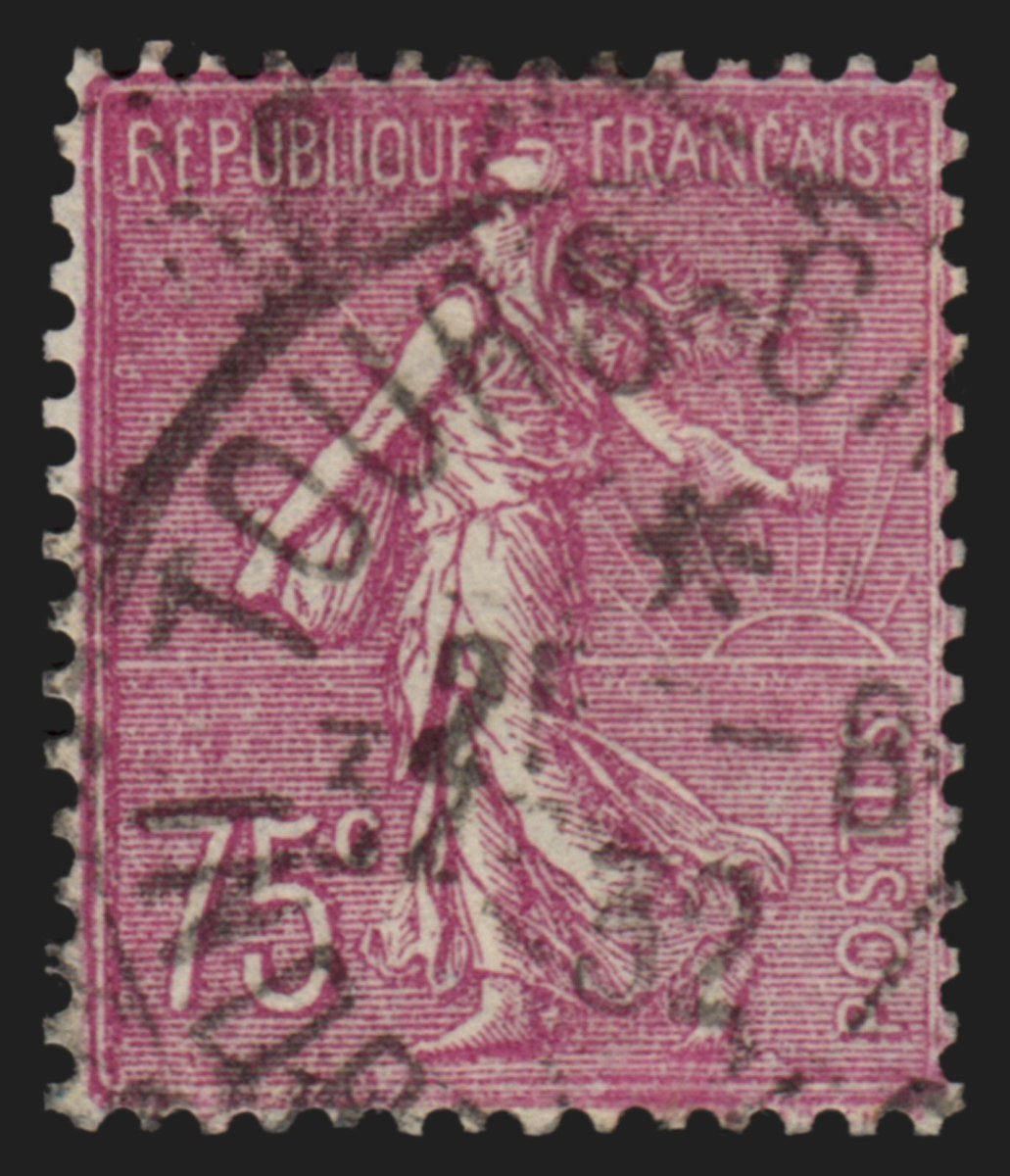 n°202a, variété Type II, Semeuse lignée 1924, 75c lilas-rose, oblitéré - TB - timbre de 1er choix sans défaut.
Prix net 50 € sur #delcampe
delcampe.fr/fr/collections…
#philatelie #timbres #stamps #collection #philately