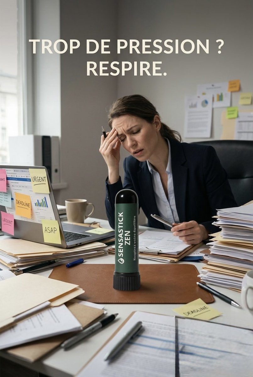 sensastick's tweet image. Sensastick ZEN, l’inhalateur aux huiles essentielles conçu pour apaiser le stress et recentrer l’esprit en quelques secondes. Une bouffée, et la tension retombe.
#StressRelief #BienEtre #Respiration #Relaxation #HuilesEssentielles #AntiStress #Mindfulness #SelfCare #Detente