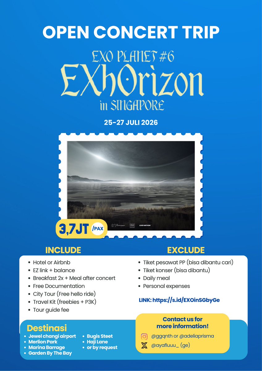 ge’s // OPEN TRIP EXO IN SGP tweet media