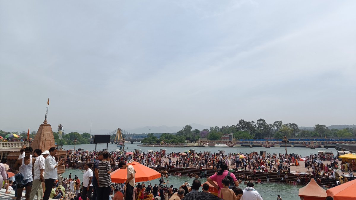 iamtruptisharma's tweet image. Har Har Gange🙏🏻Hari Ki Pauri