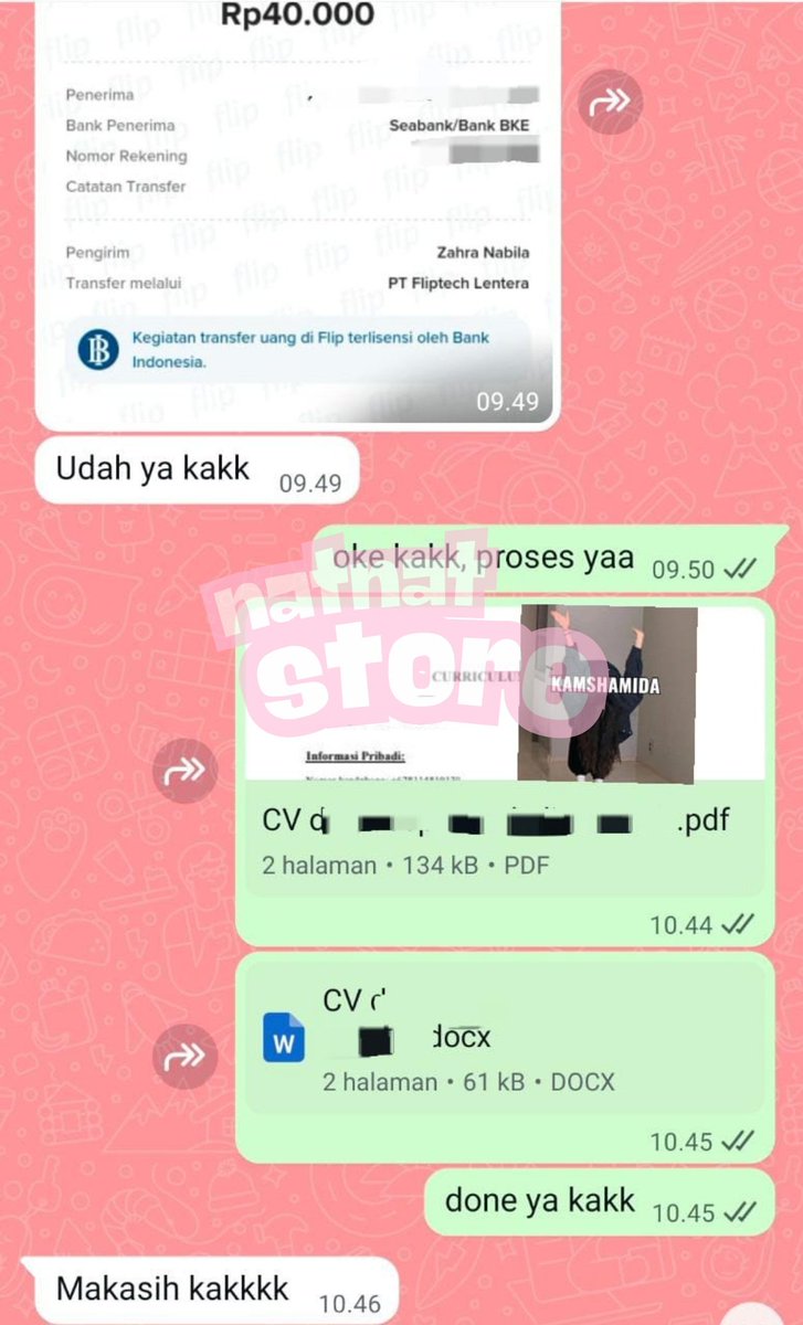 natnat🧚‍♀️🍓| joki tulis tangan, all tugas kuliah tweet media