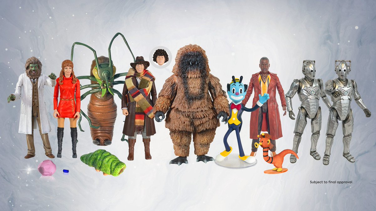 bbcdoctorwho's tweet image. Build your own Yeti! ❄️ @CharacterToysUK announces five new collectable #DoctorWho sets, each including parts to assemble the Abominable Snowman - available from July!

Read more ➡️ bbc.in/4vSXCyr