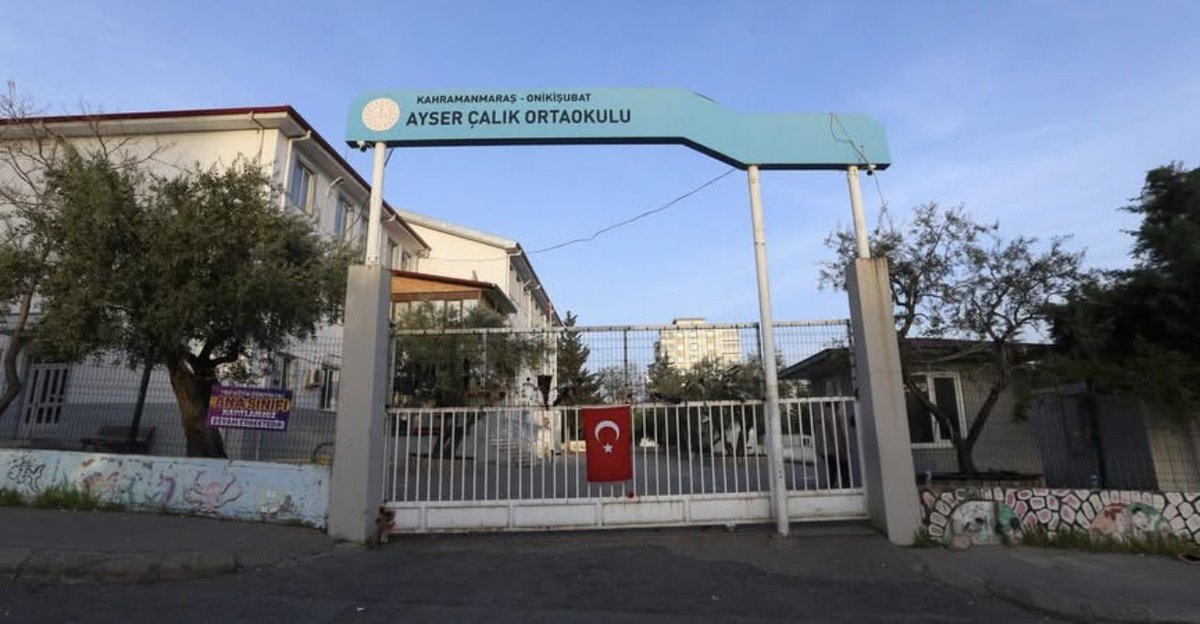 | Ayser Çalık Ortaokulu kapatıldı. (Halk Tv/Umut Taştan)