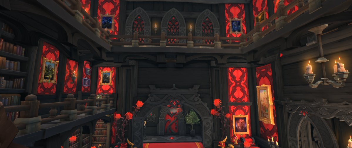 I finally finished decorating my wow house! I really wanted a Venthyr inspired mansion for my monk and took a lot of inspiration from the community.

This is a thread with pics of the entire house, rank 9.

1/8