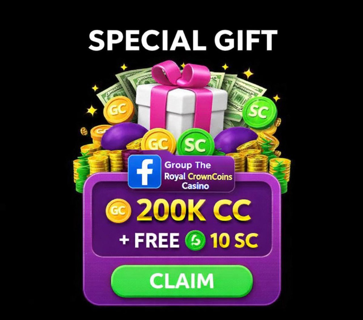 CrownCoins Casino Bonus tweet media