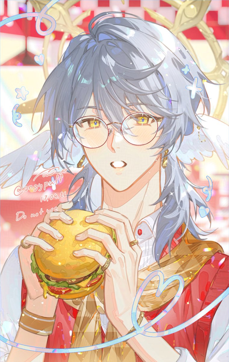angypuff's tweet photo. 💙🪽🍔

#hsrcreators #HonkaiStarRail https://t.co/kUkN1hVwfY