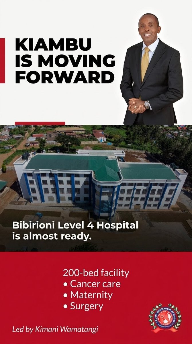 griflin2's tweet photo. Hospitals upgraded, equipment delivered, lives improving. This is not theory, it’s happening #KaziNdioHiyo https://t.co/WhWwL7cjmY