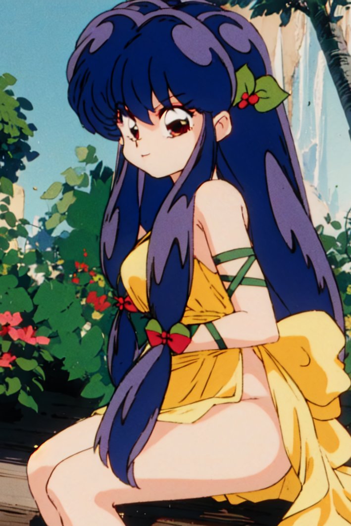 El vestido de Ranma es un poco parecido al de Shampoo en "Nihao, my concubine". Yo no digo nada.

#Ranma #Akane #Ryoga #Shampo