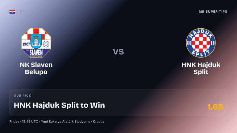 mrsupertips's tweet photo. 💥 Croatia HNL super tip! 💥

✅ Single
⏰ 3:45pm UTC
🌍 Croatia HNL
⚽️ NK Slaven Belupo vs HNK Hajduk Split ⚽️
🔮 HNK Hajduk Split to win
💰 Bet £10, win £16

Back this one! 💪

Who's following this tip? 🙋‍♂️

#FootballPrediction #SuperTip #BettingTips https://t.co/kJVcpyYJ9i