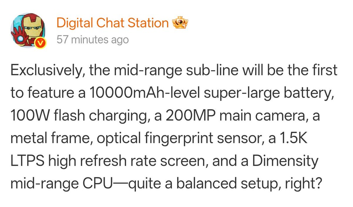 tsaikumar1989's tweet image. As per DCS upcoming REDMI Note series to feature 

- 1.5K LTPS oled display
- optical fps
- Dimensity chipset
- 200MP main lens
- 10000mAh🔋
- 100W fast charging
- metal frame 
- fiberglass back  

#REDMI #REDMINote17
#REDMINote17ProMax